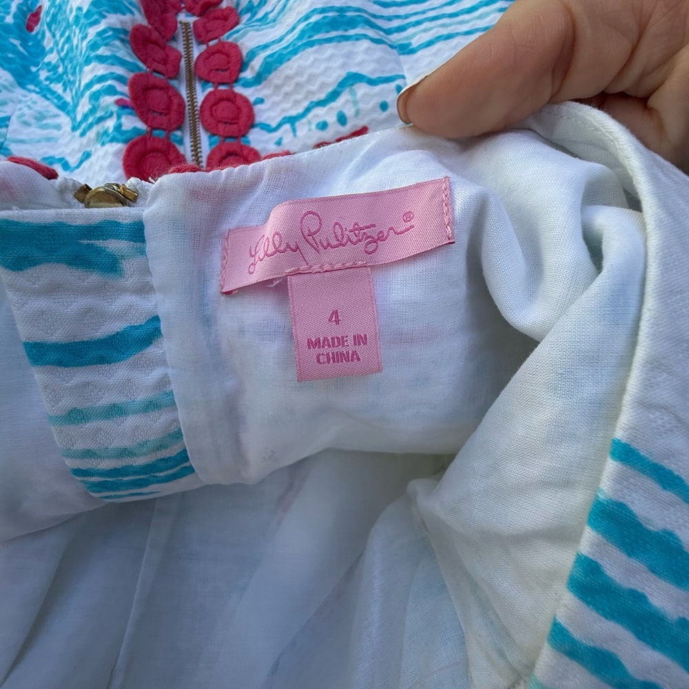 Lilly Pulitzer Lighthouse Shift Dress Size 4 - Picture 5 of 5